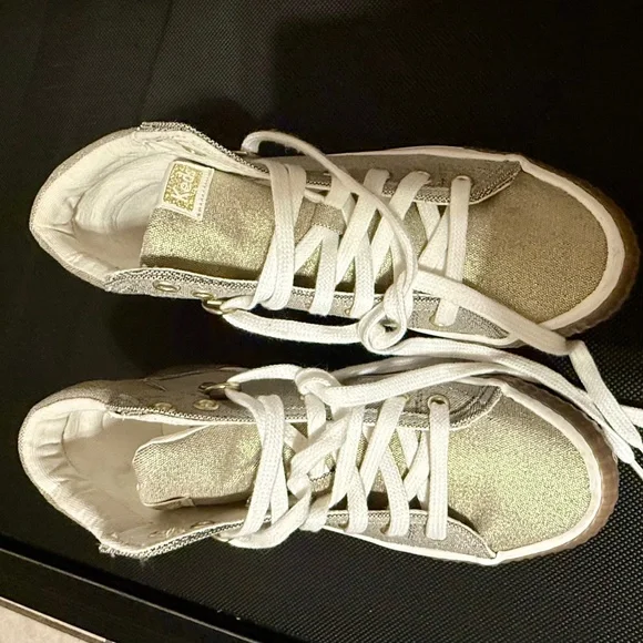 Keds Demi TRX Mid Metallic Canvas Sneakers WF66013, Size 6 - Picture 2 of 4